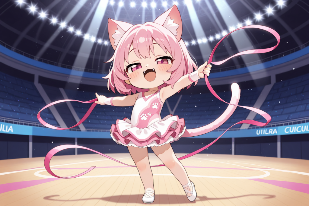 新体操ねこちゃん！！