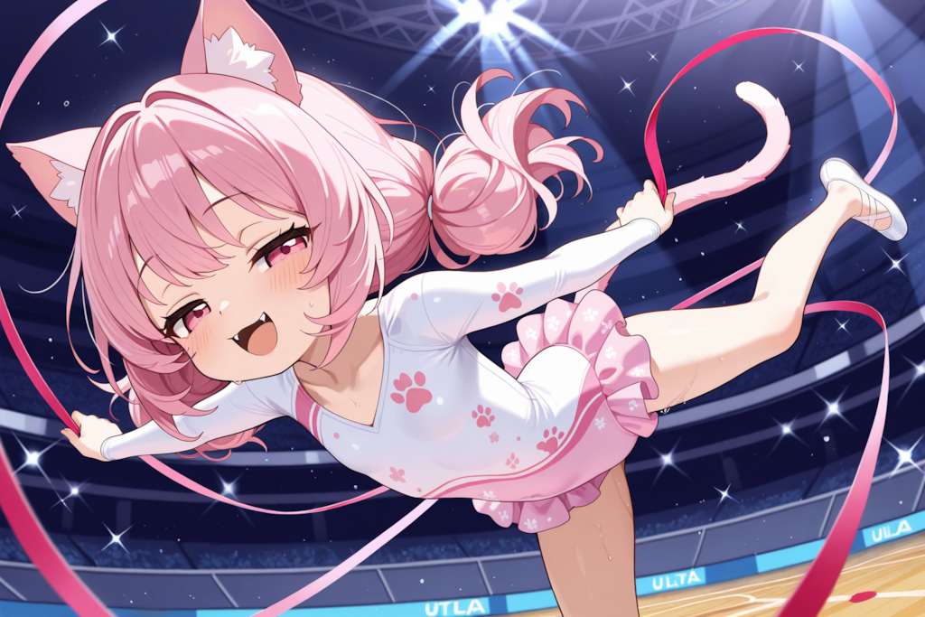 新体操ねこちゃん！！