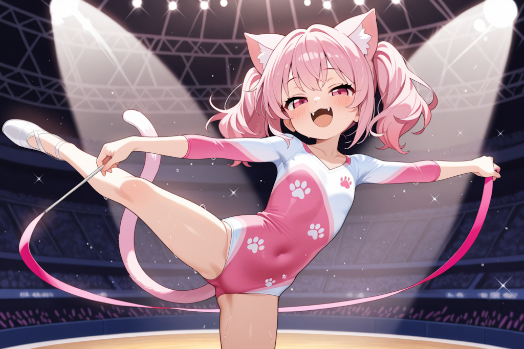 新体操ねこちゃん！！
