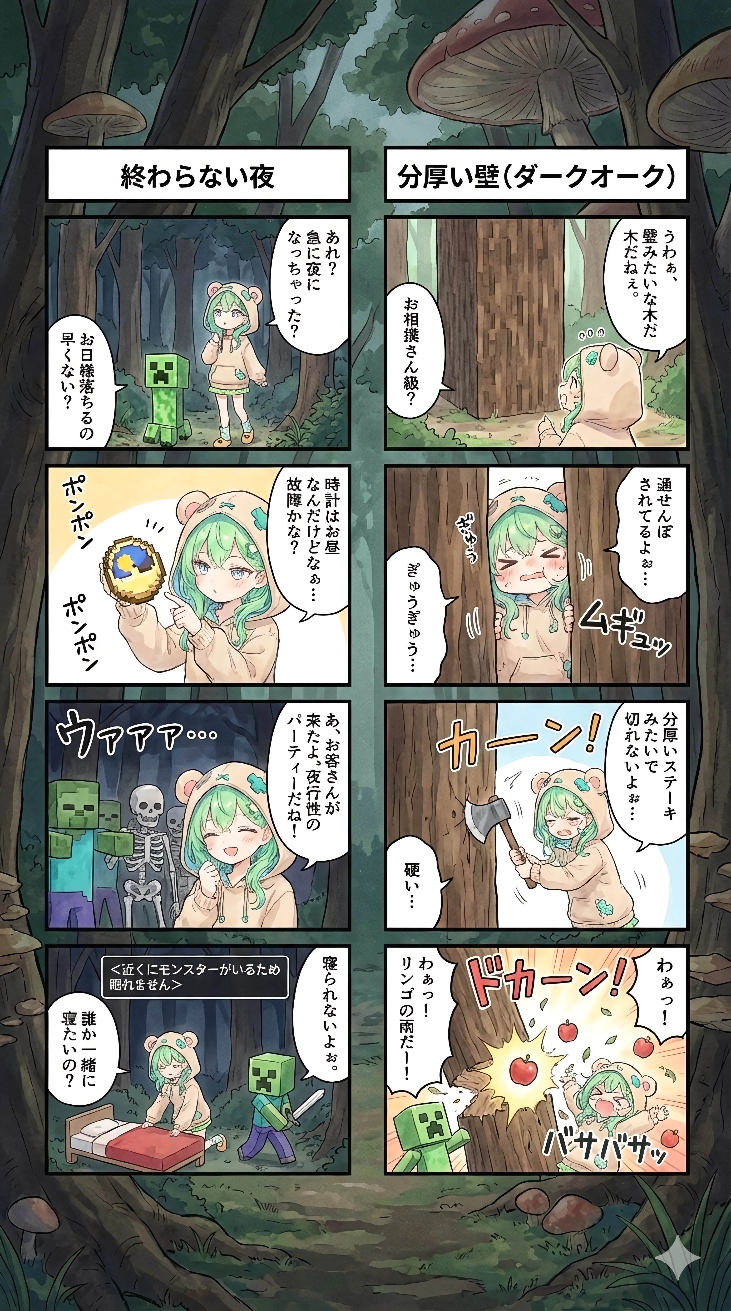 The Never-Ending Night in the Woods | の人気AIイラスト・グラビア