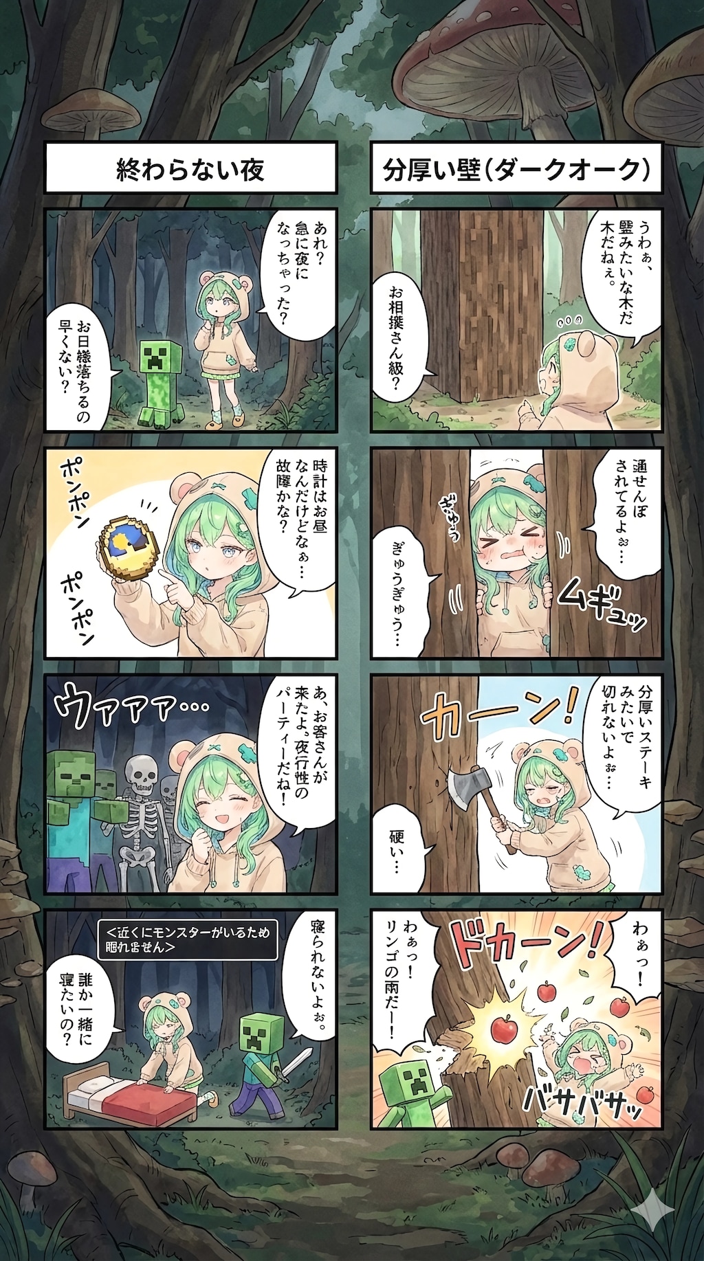 The Never-Ending Night in the Woods