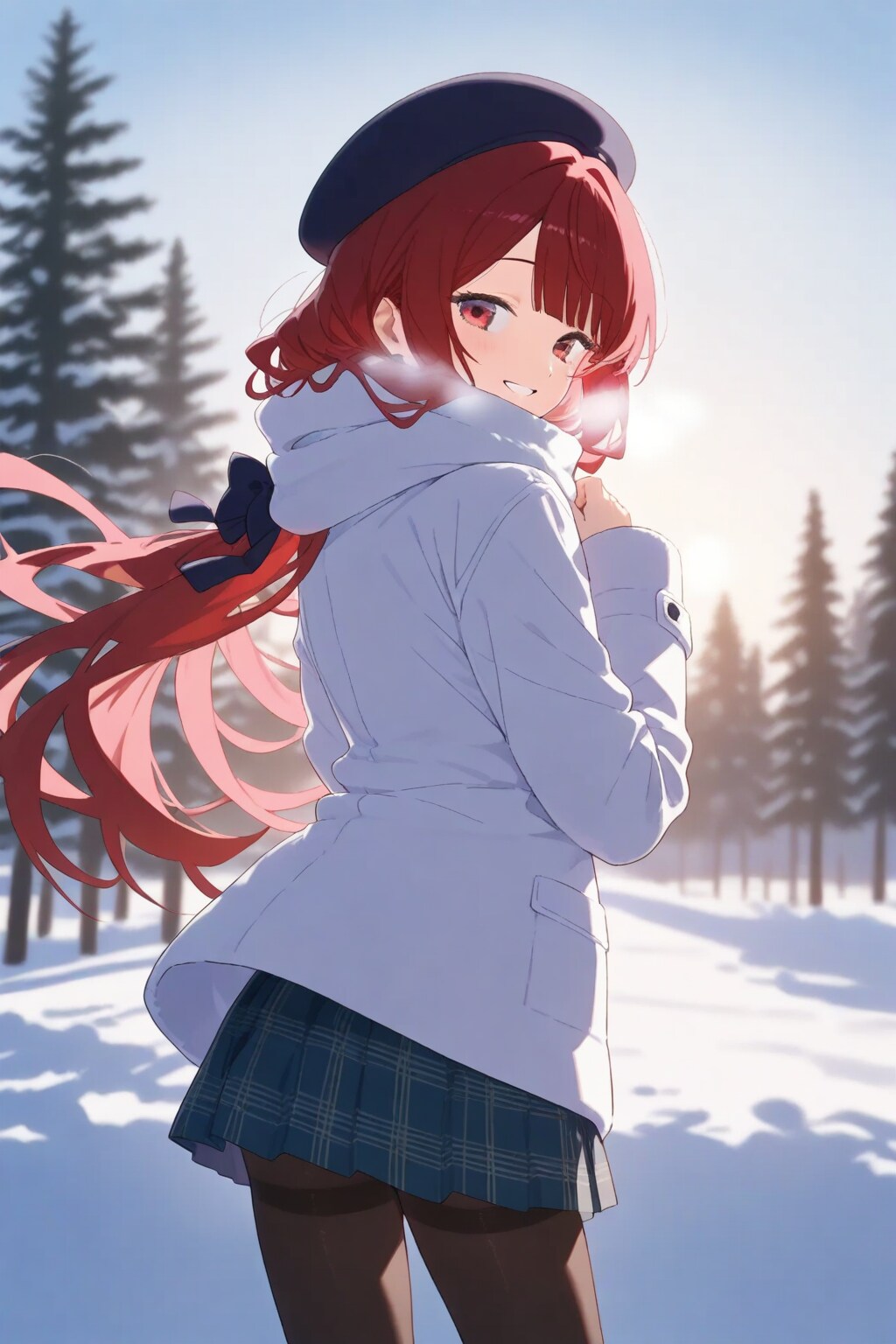 BUTTER　寒空と少女 | の人気AIイラスト・グラビア