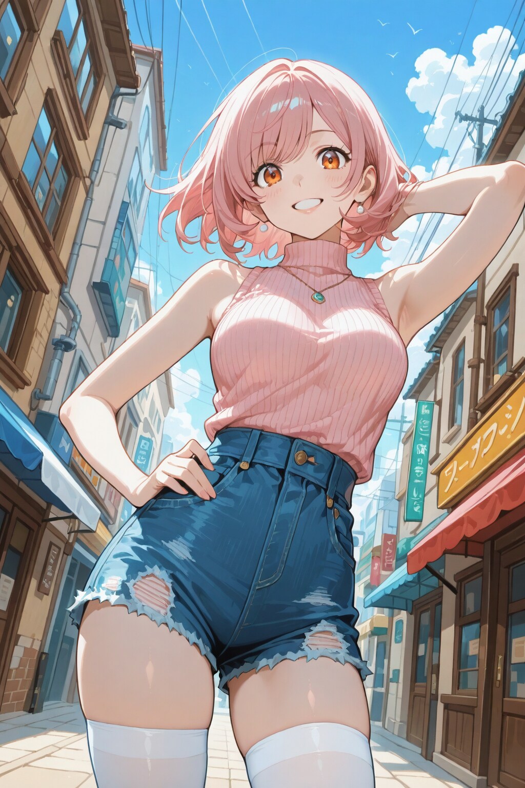 ピンク髪の女の子　その２