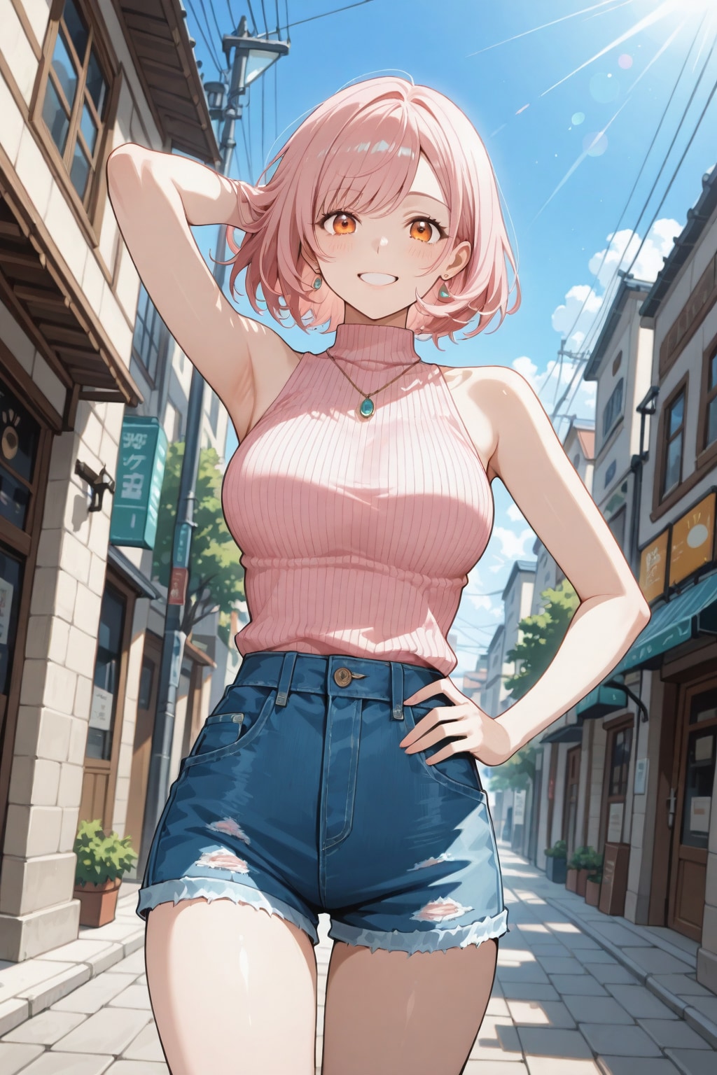 ピンク髪の女の子　その２