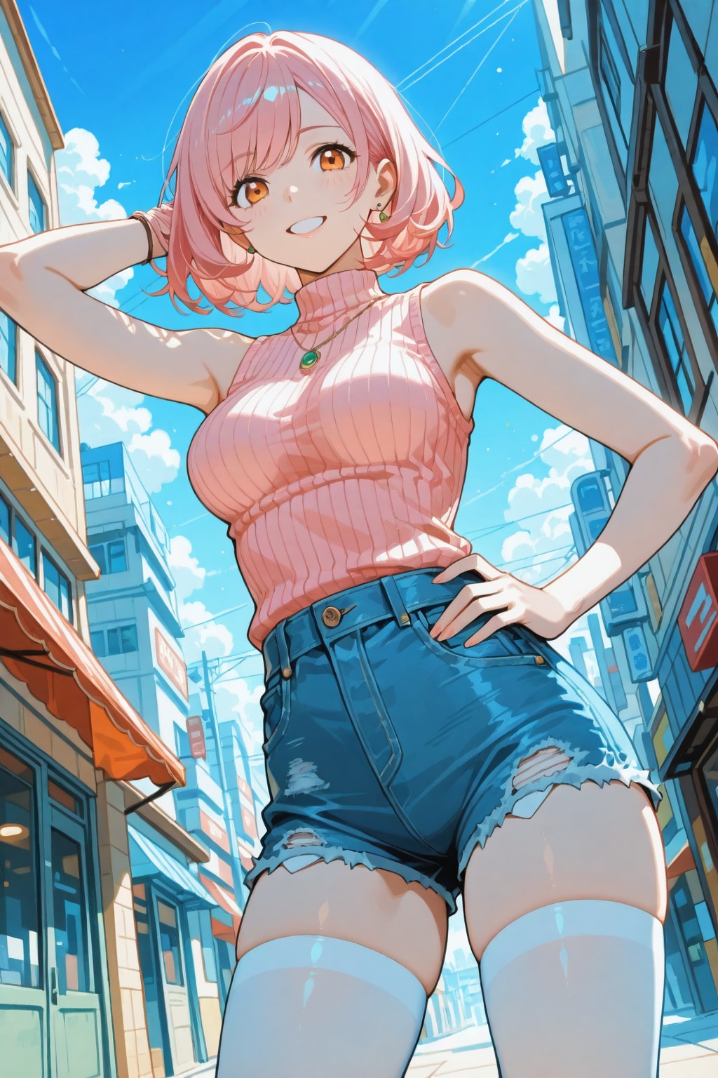 ピンク髪の女の子　その２
