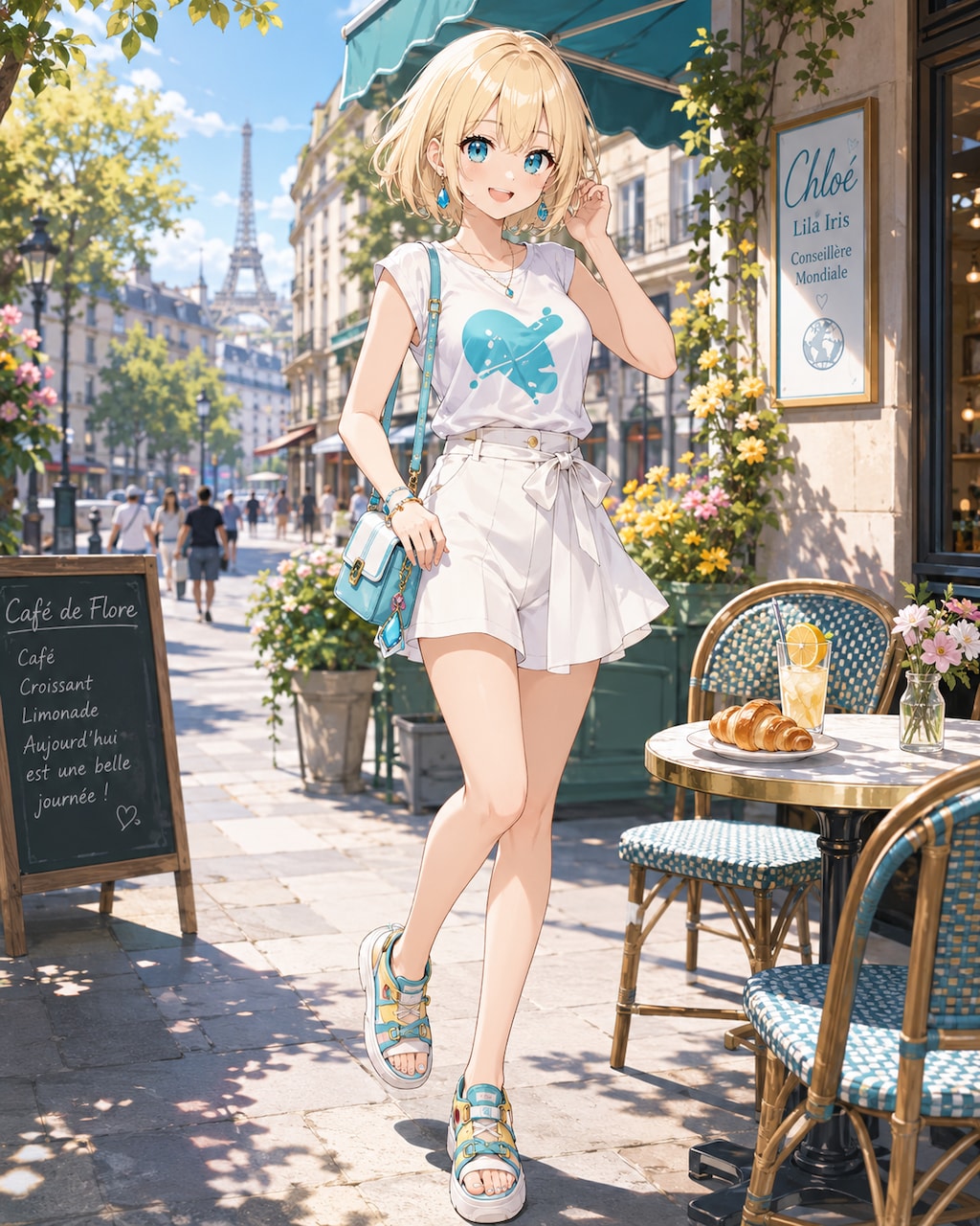 パリの風と、ボクの爽やかサマーコーデ！【夏コーデ　クロエver.】