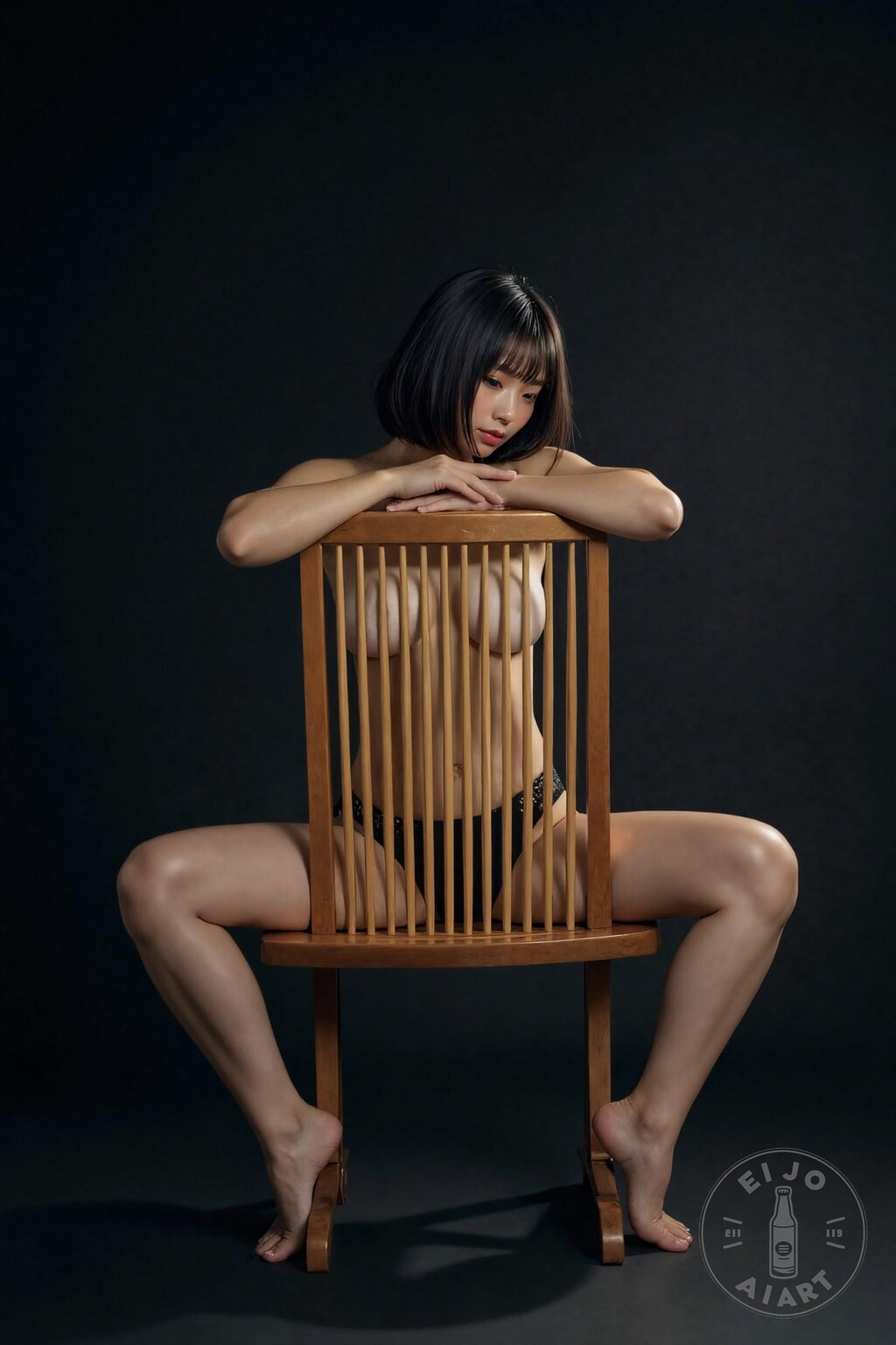 背もたれグラビア