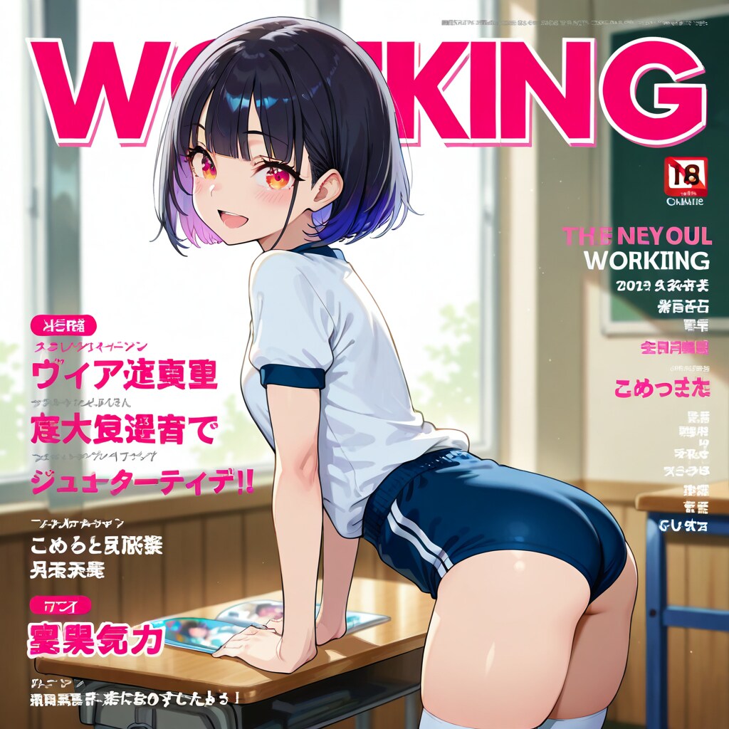 月刊　ブルマ少女 ~ 黒髪ボブのブルマ娘９８ ~