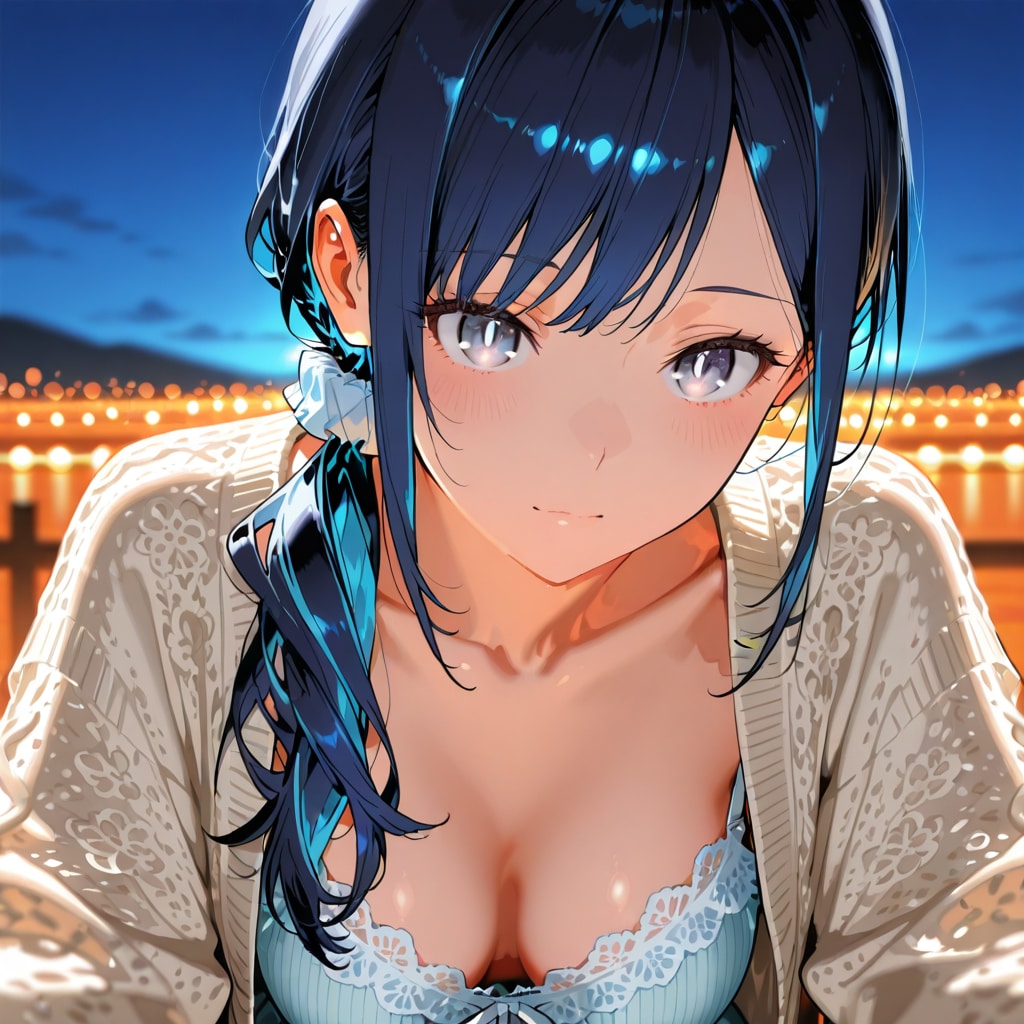 ローブを羽織った七瀬　69