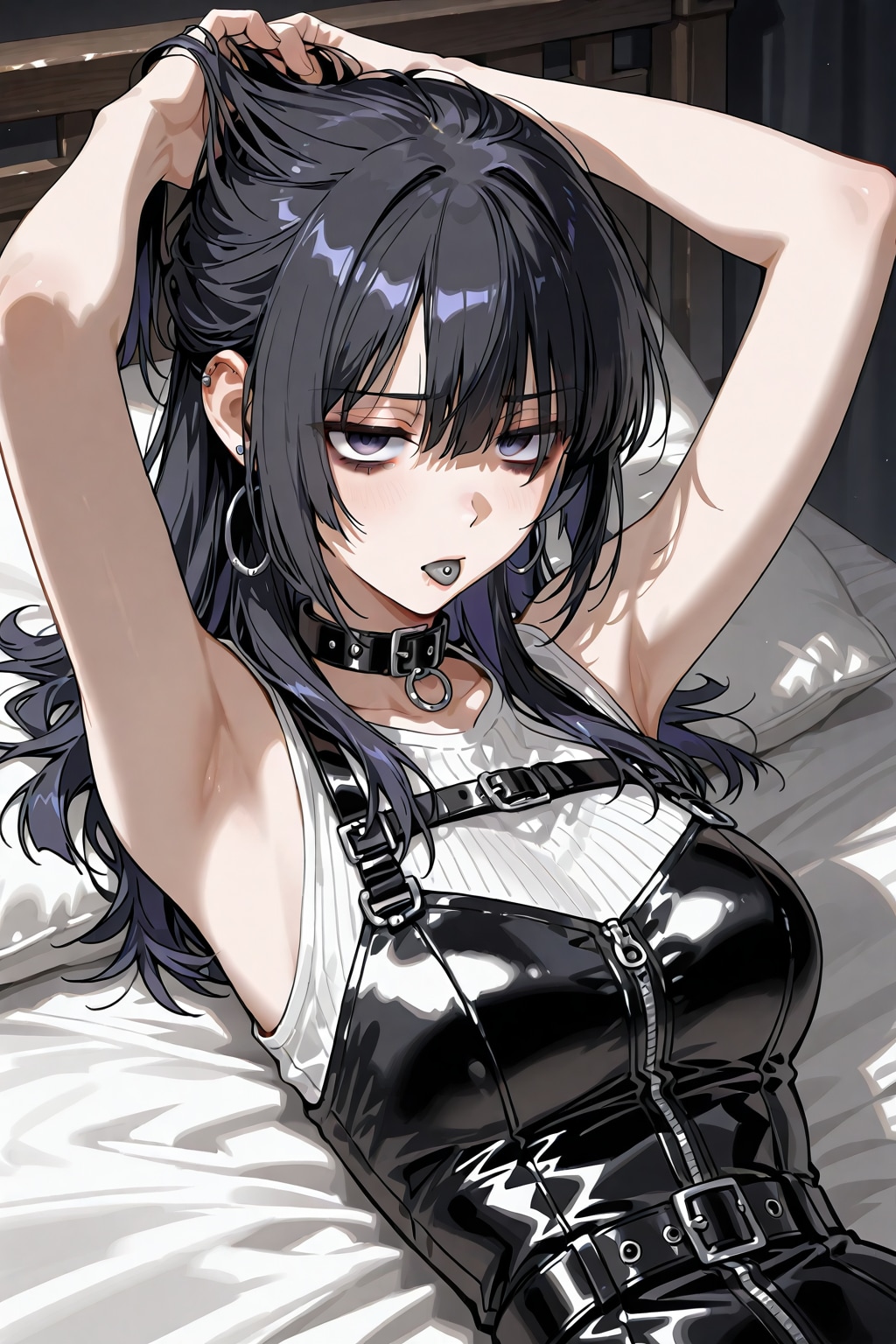 残念美人のノースリーブ…と失敗版 | の人気AIイラスト・グラビア
