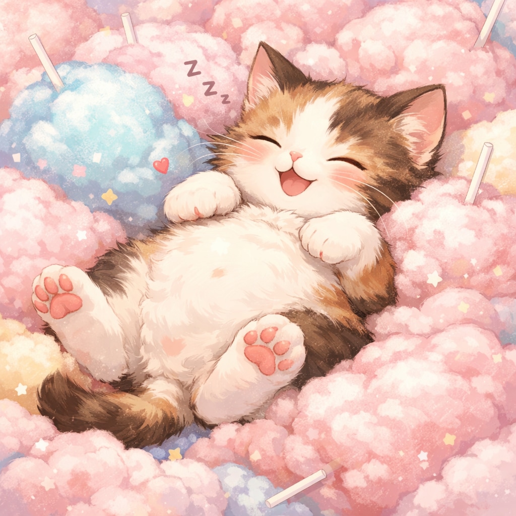 【動物】キュン死に確実！綿あめ猫ちゃ