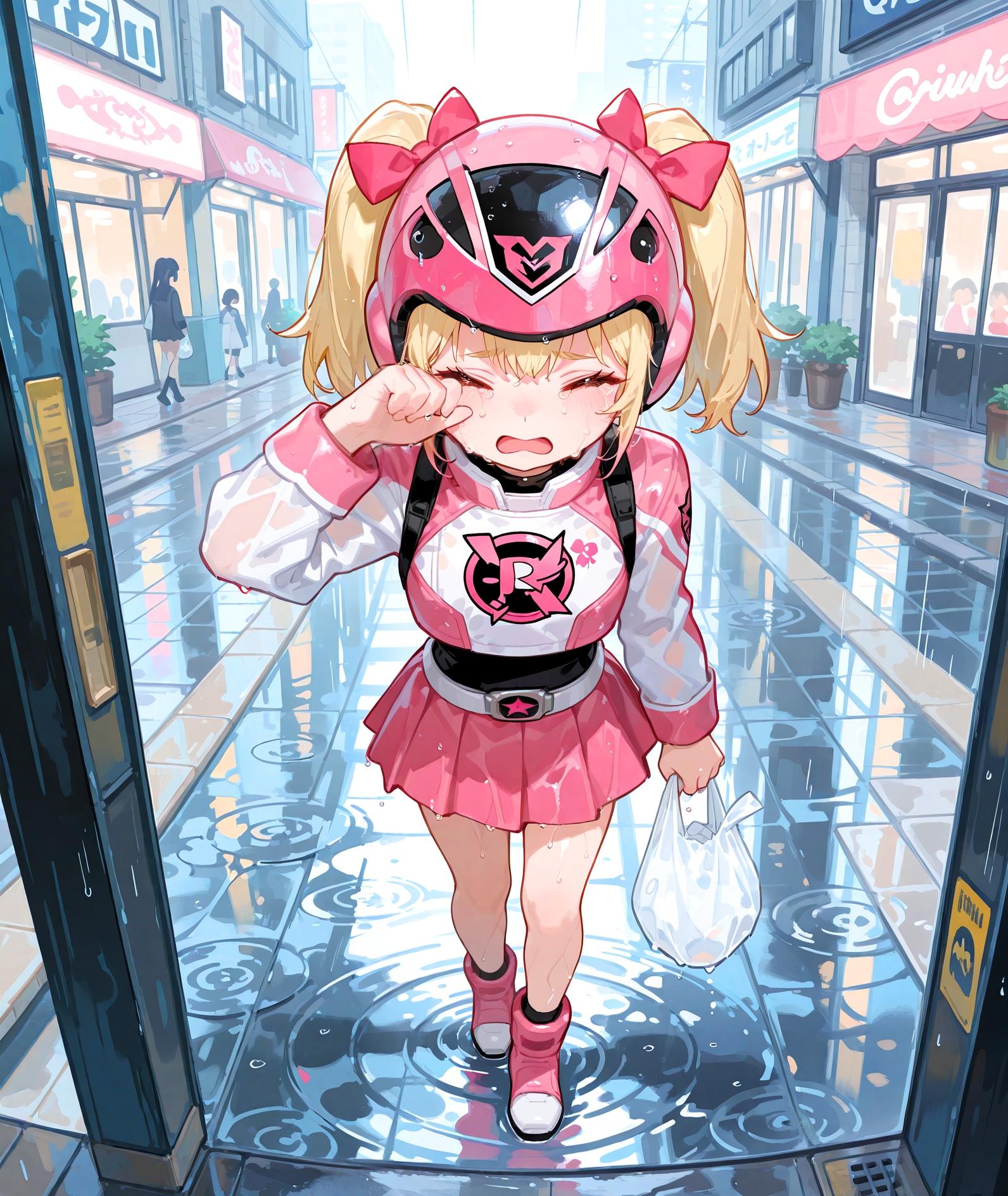 敗北した戦隊少女