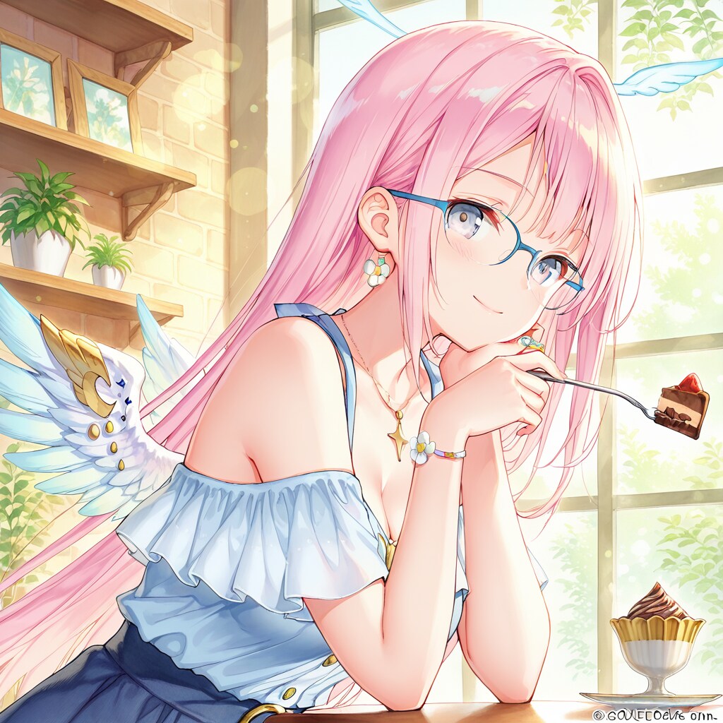 天使とスイーツ