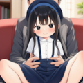 260422_スキンシップ黒髪少女 3枚目