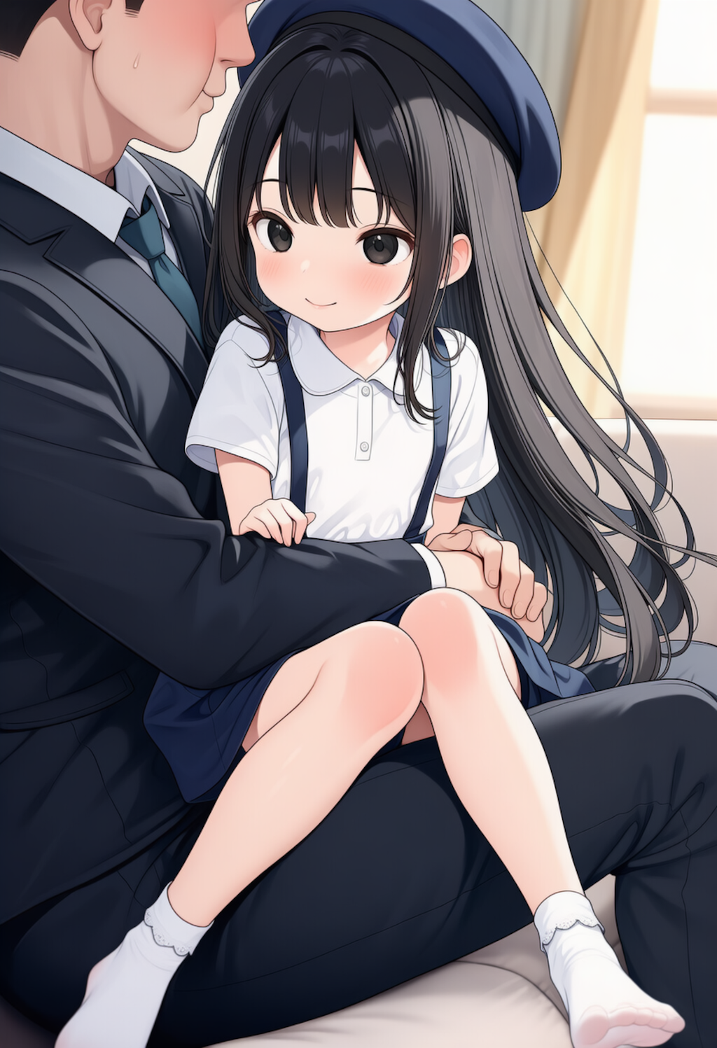 260422_スキンシップ黒髪少女