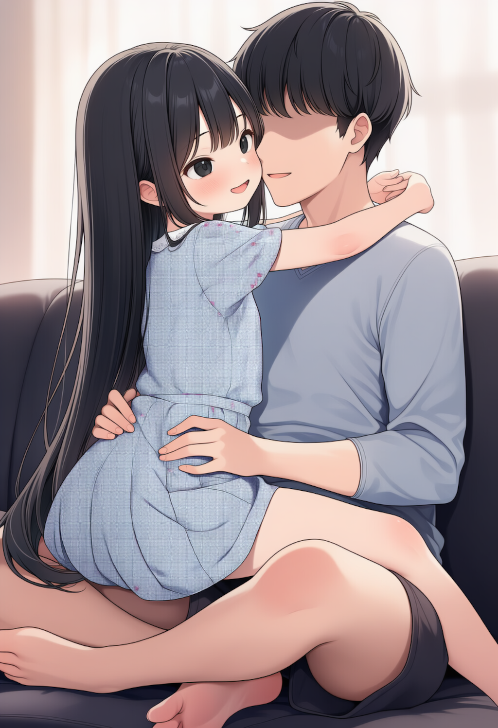 260422_スキンシップ黒髪少女