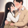 260422_スキンシップ黒髪少女 4枚目
