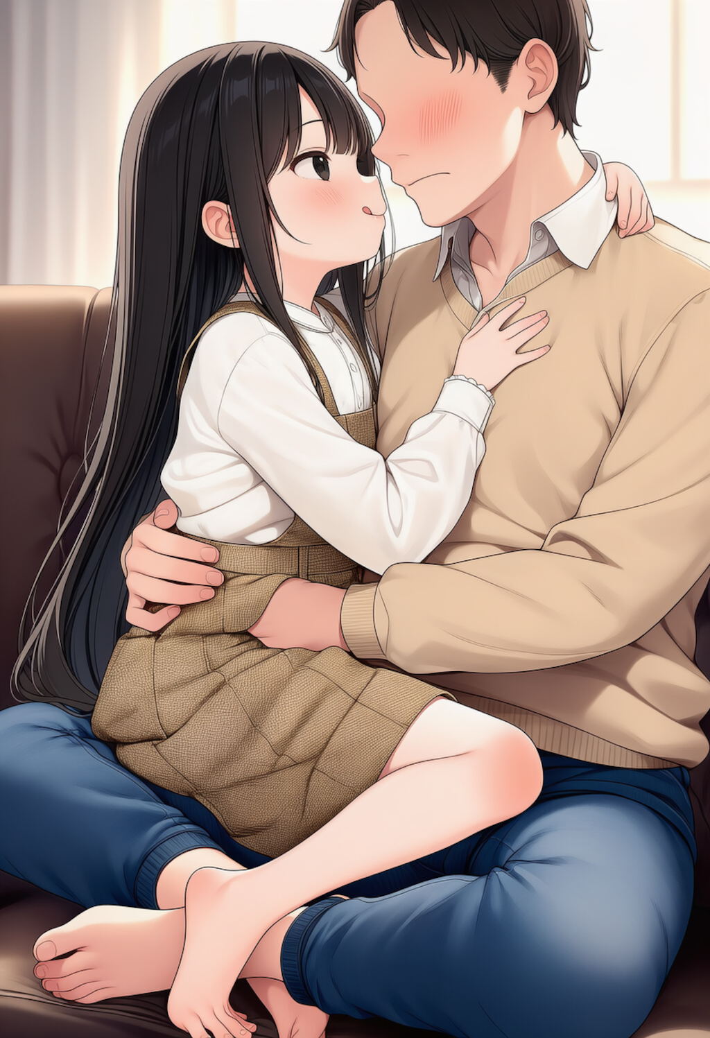 260422_スキンシップ黒髪少女