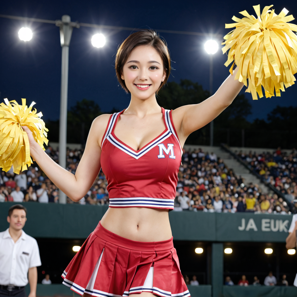 チアリーダー美夏①