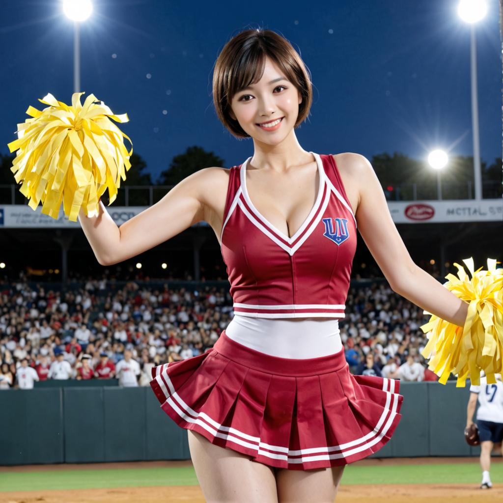 チアリーダー美夏①