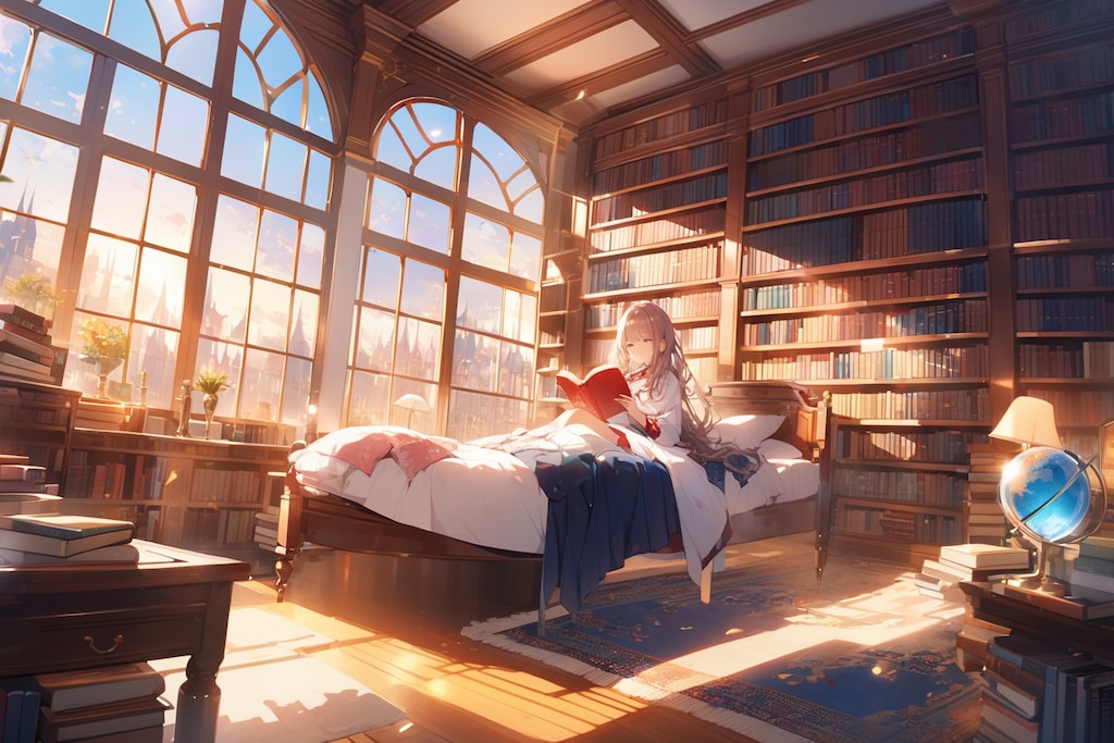 図書館に住んでみたい