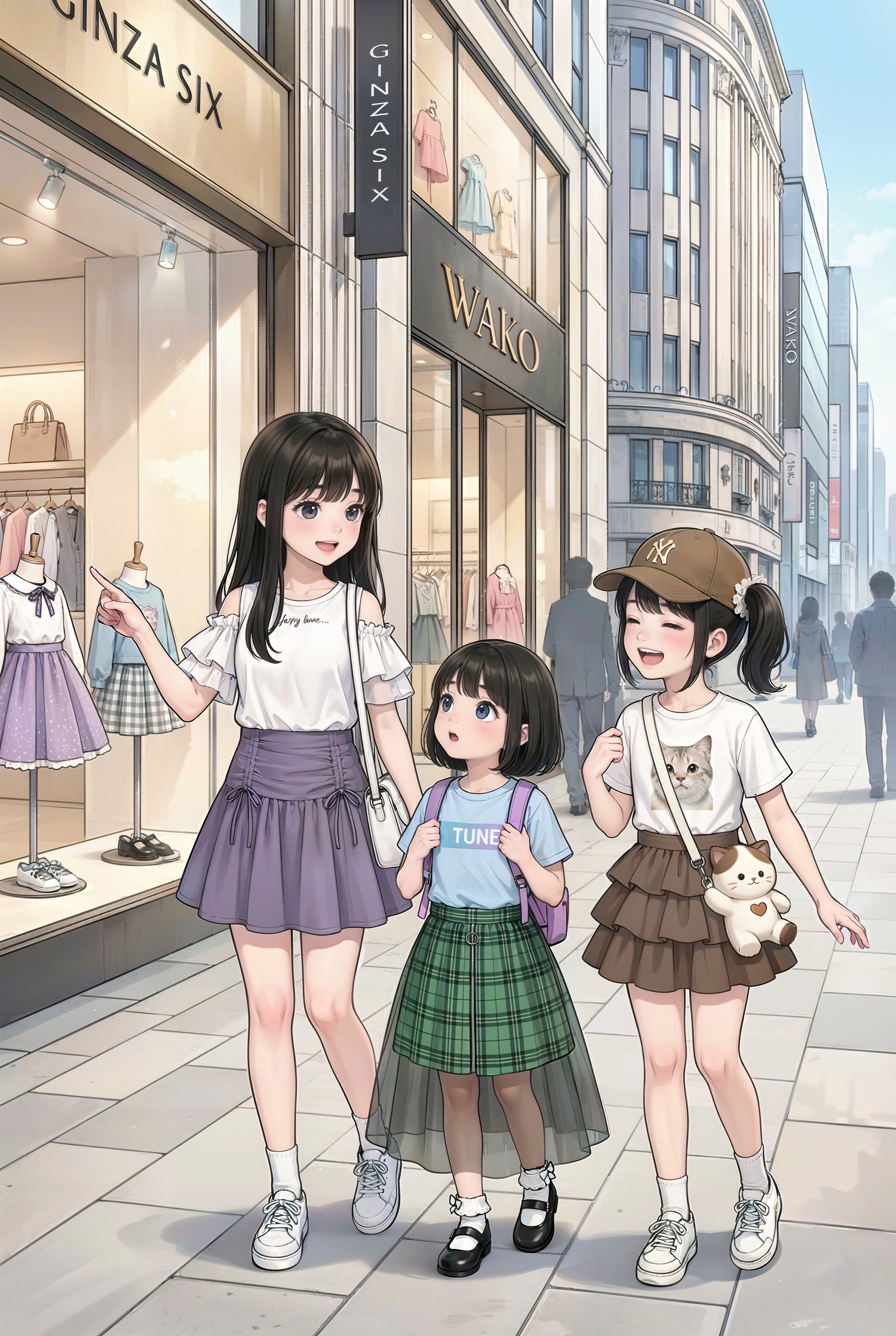 銀ブラだよ三姉妹