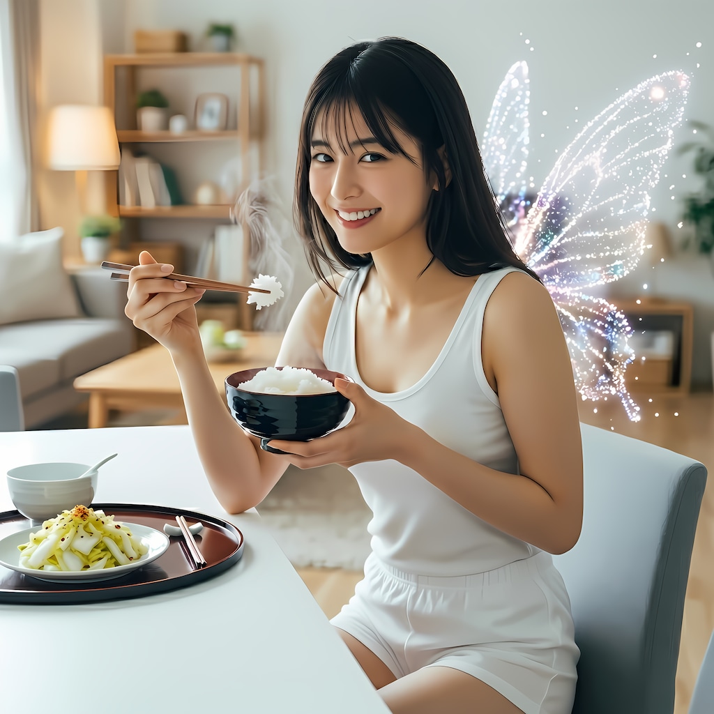 妖精の食卓（レシピ付き）　キャプションにレシピ掲載