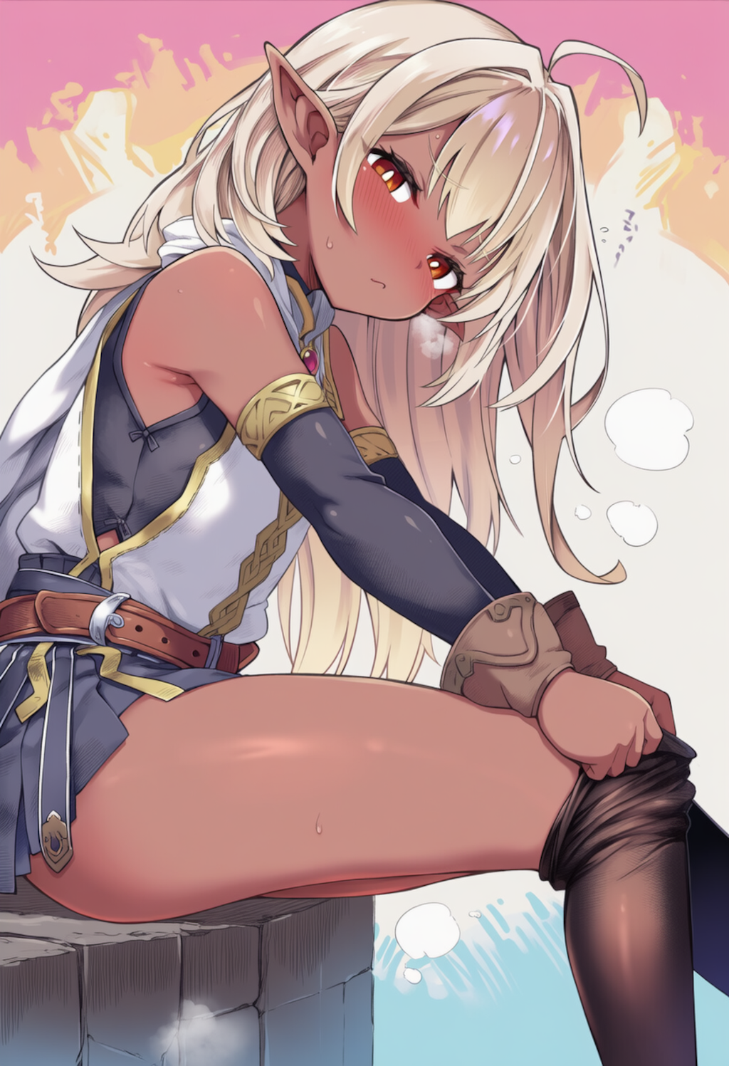 クエスト報酬はエルフちゃんの脱ぎたてタイツ