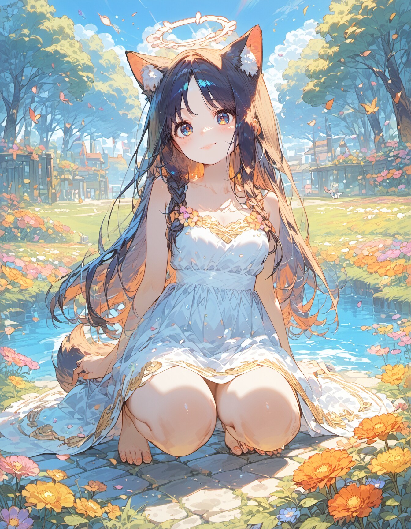 calming pond | の人気AIイラスト・グラビア