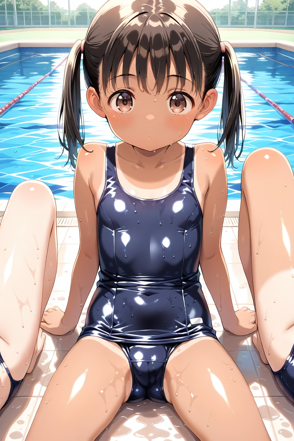 スク水美少女