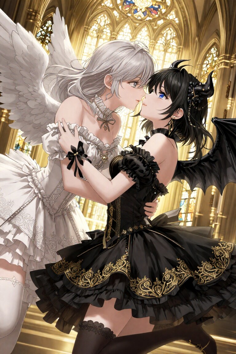 天使と悪魔の接吻