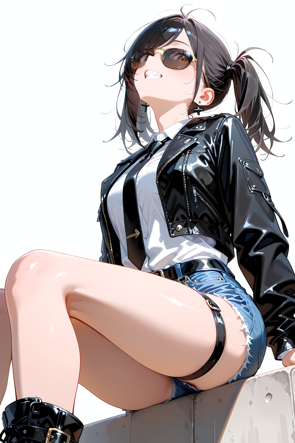 やんちゃなツインテ女子