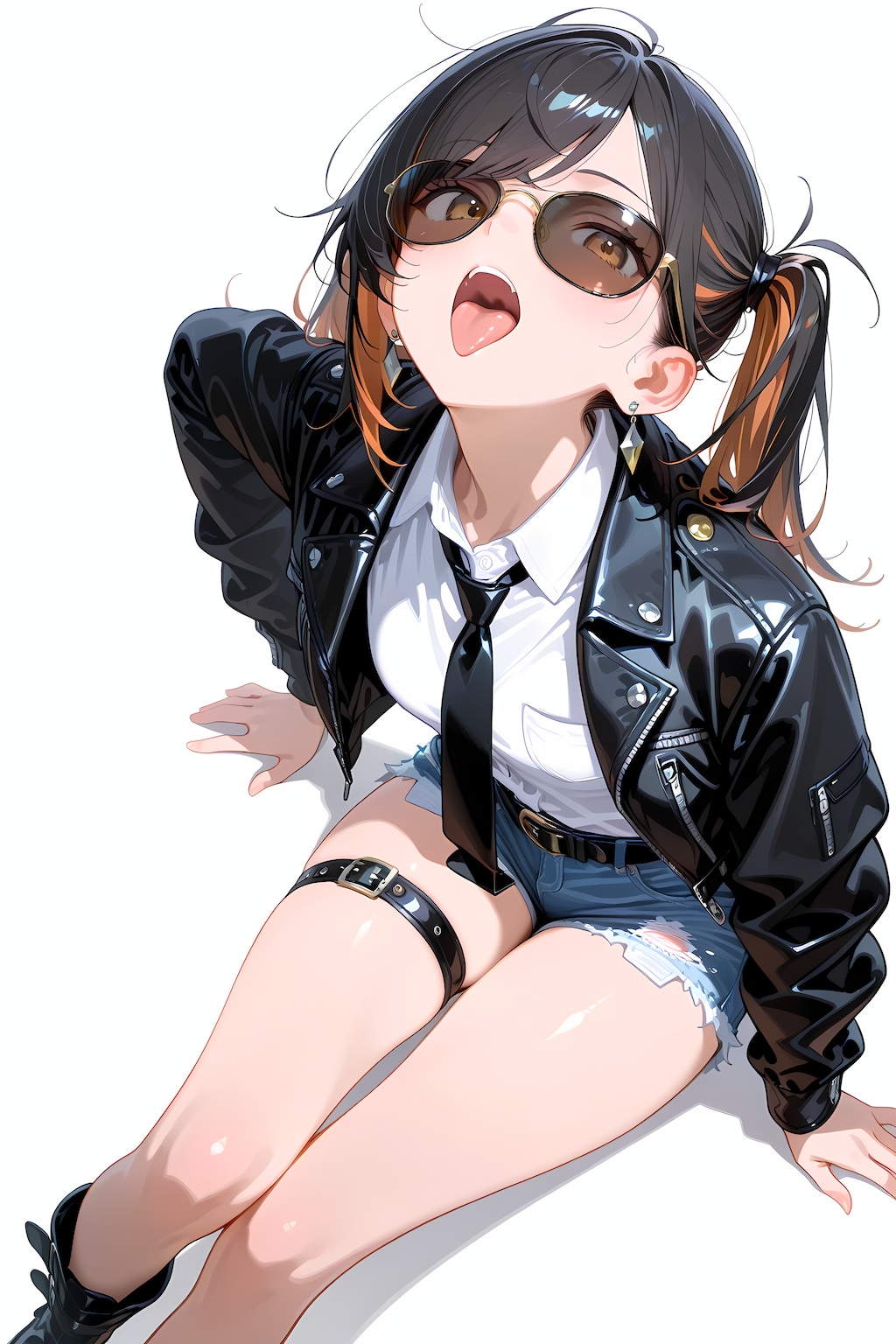 やんちゃなツインテ女子