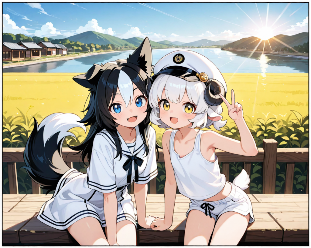 幼馴染と遊んだ夏休み♡