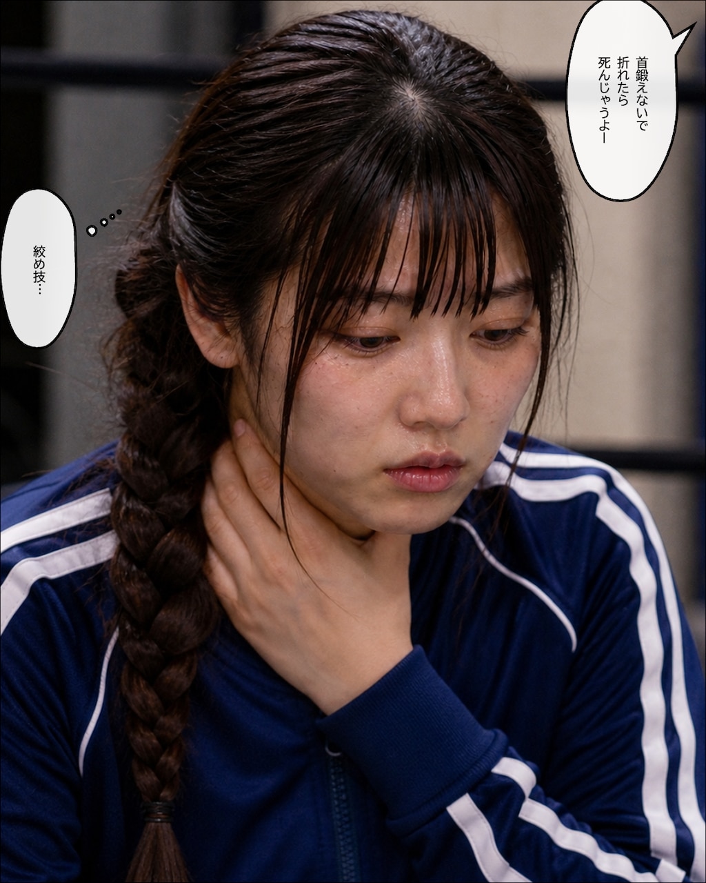 沙原美沙は首が細い