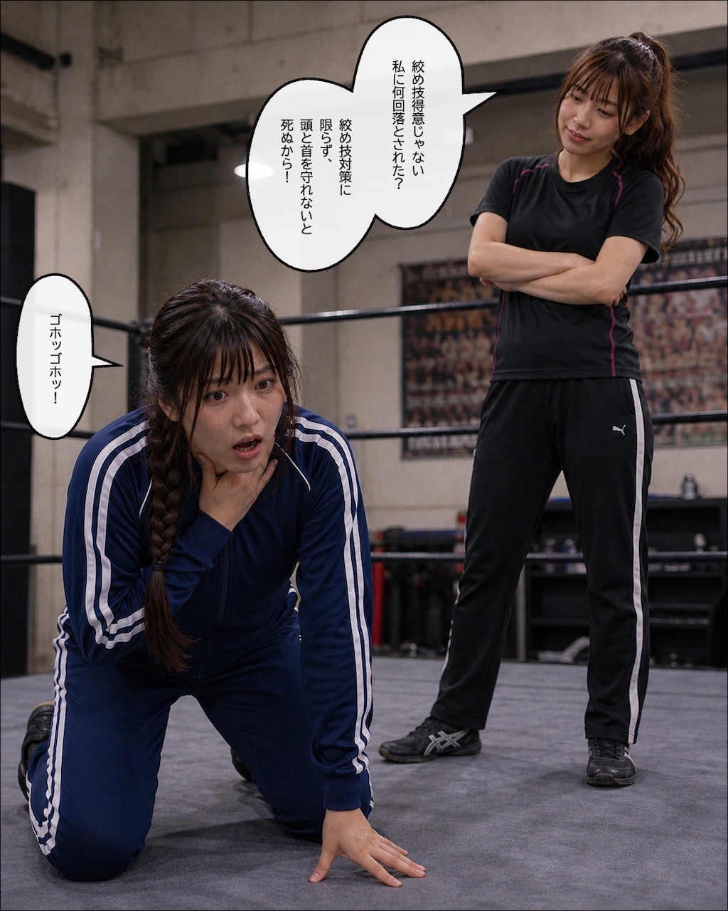 沙原美沙は首が細い