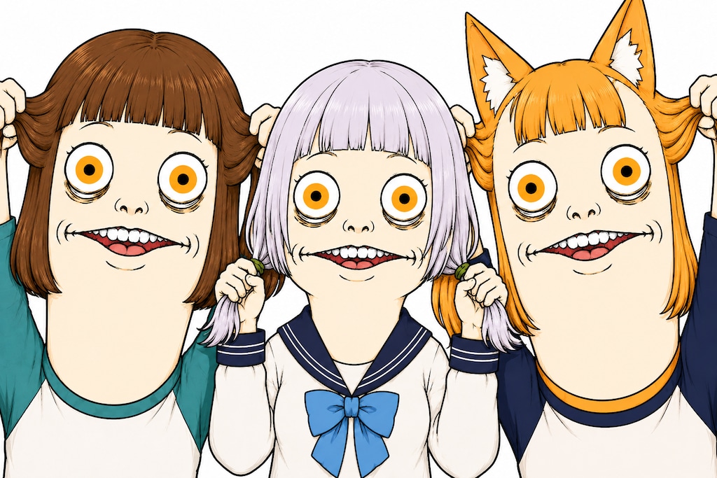 スリーショット。