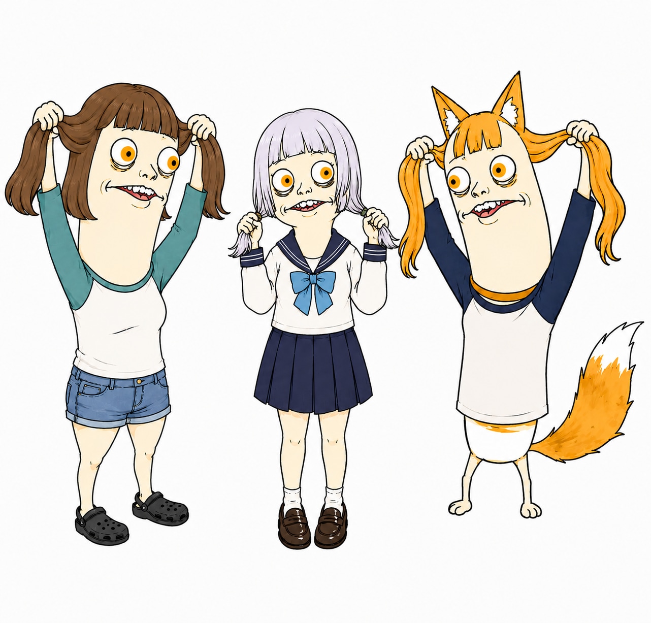 スリーショット。