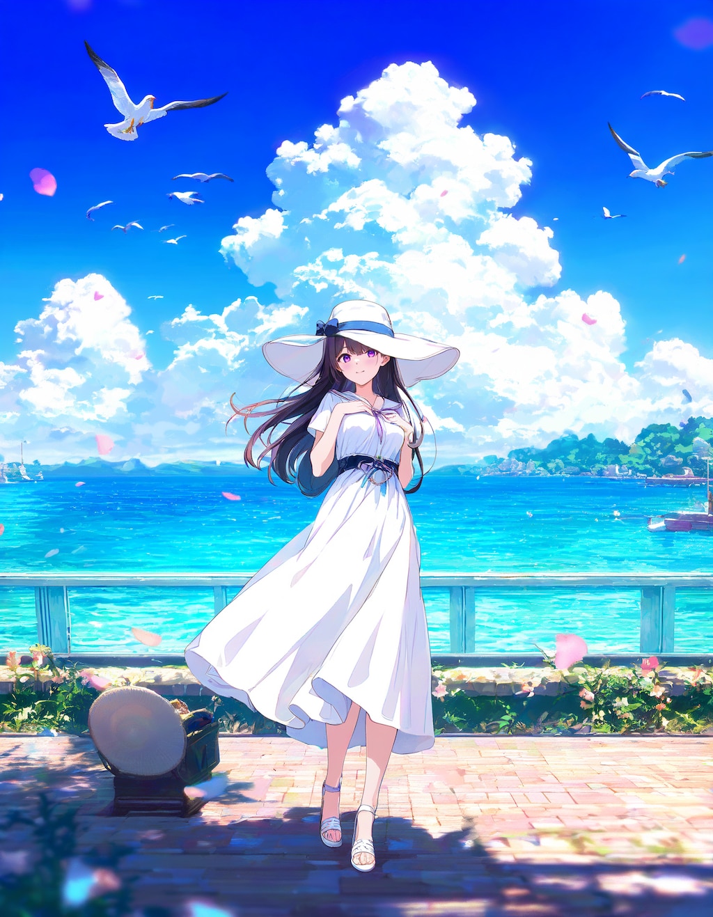 北の夏の思い出《Stable Diffusion XL版》