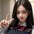 「ぱふぱふの森」JKアルバムより／制服少女のひとやすみ 3枚目