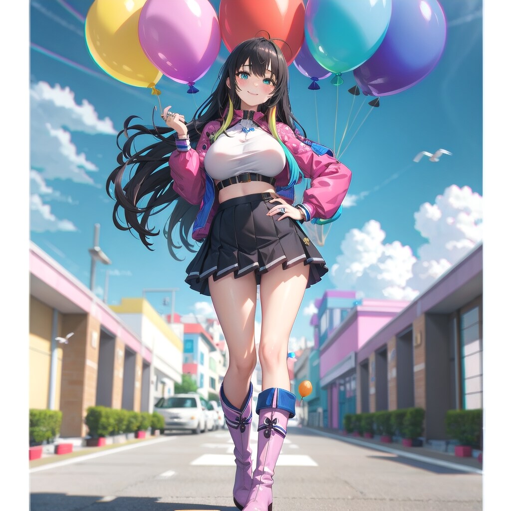 カラカラなお天気にカラフル