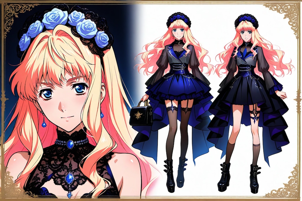 「シェリル・ノーム」のゴシック風ファッション