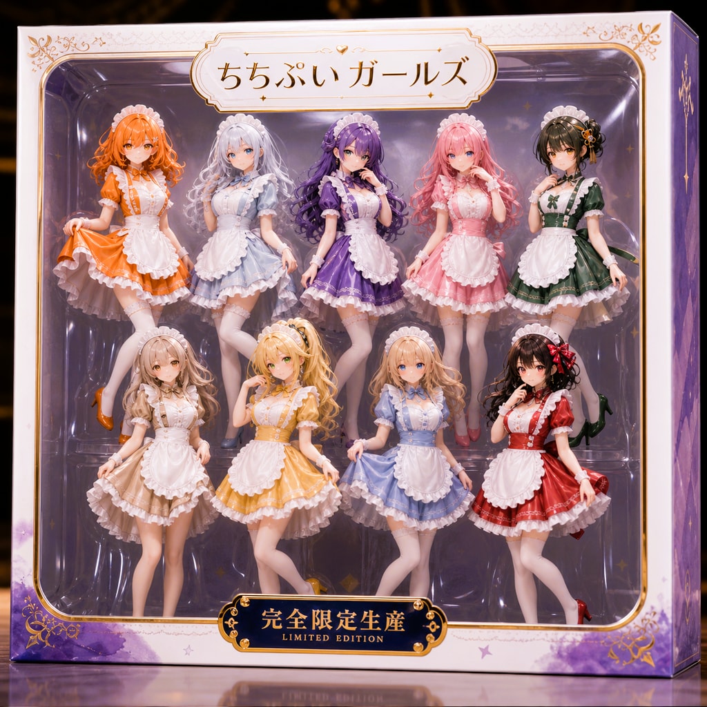 ちちぷいガールズ　メイド服Ver.