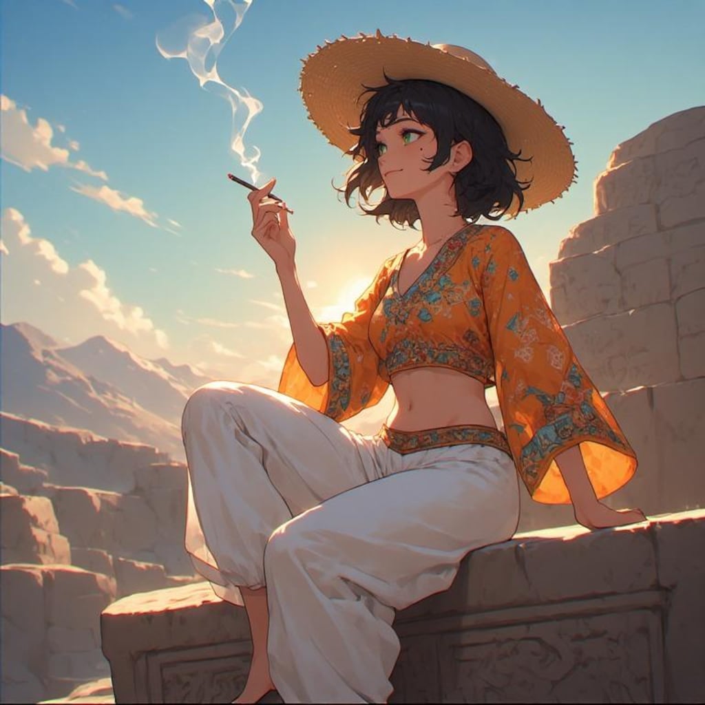 民族衣装着てもらった