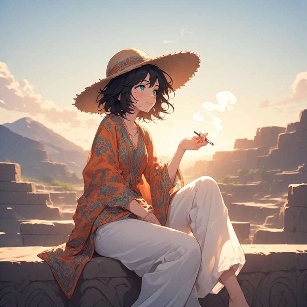 民族衣装着てもらった