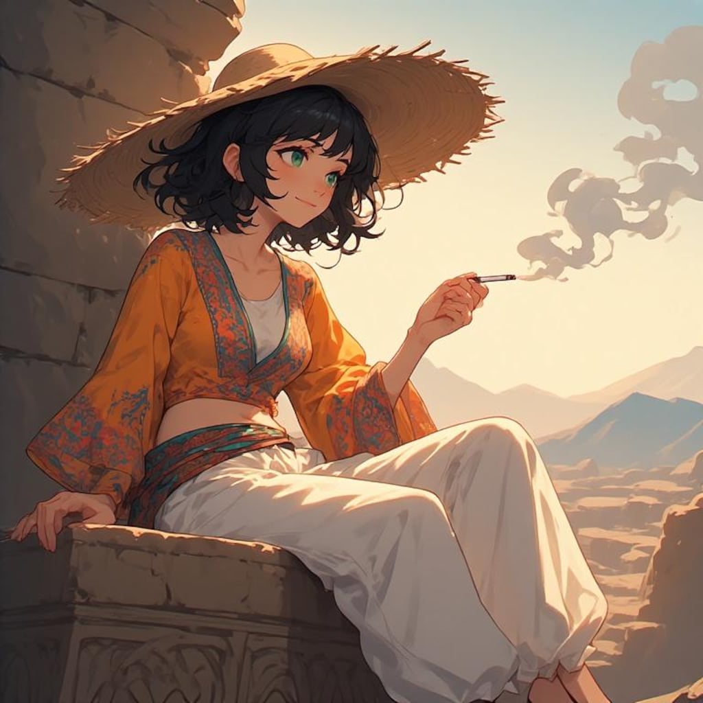 民族衣装着てもらった