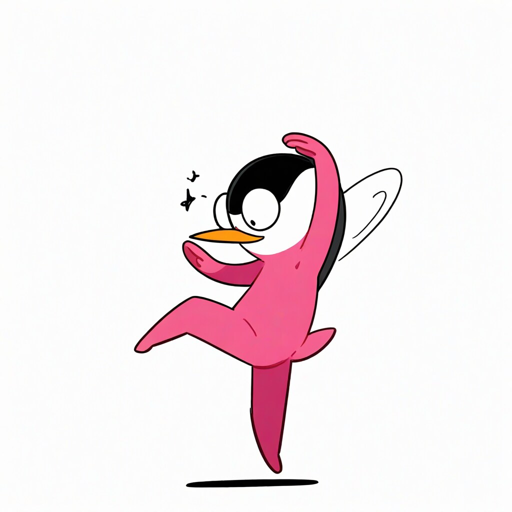 踊る謎の生き物