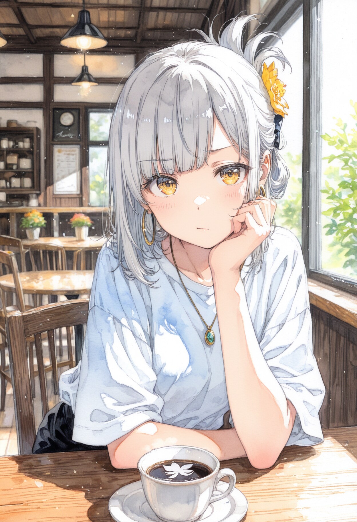 看板娘　day off | の人気AIイラスト・グラビア