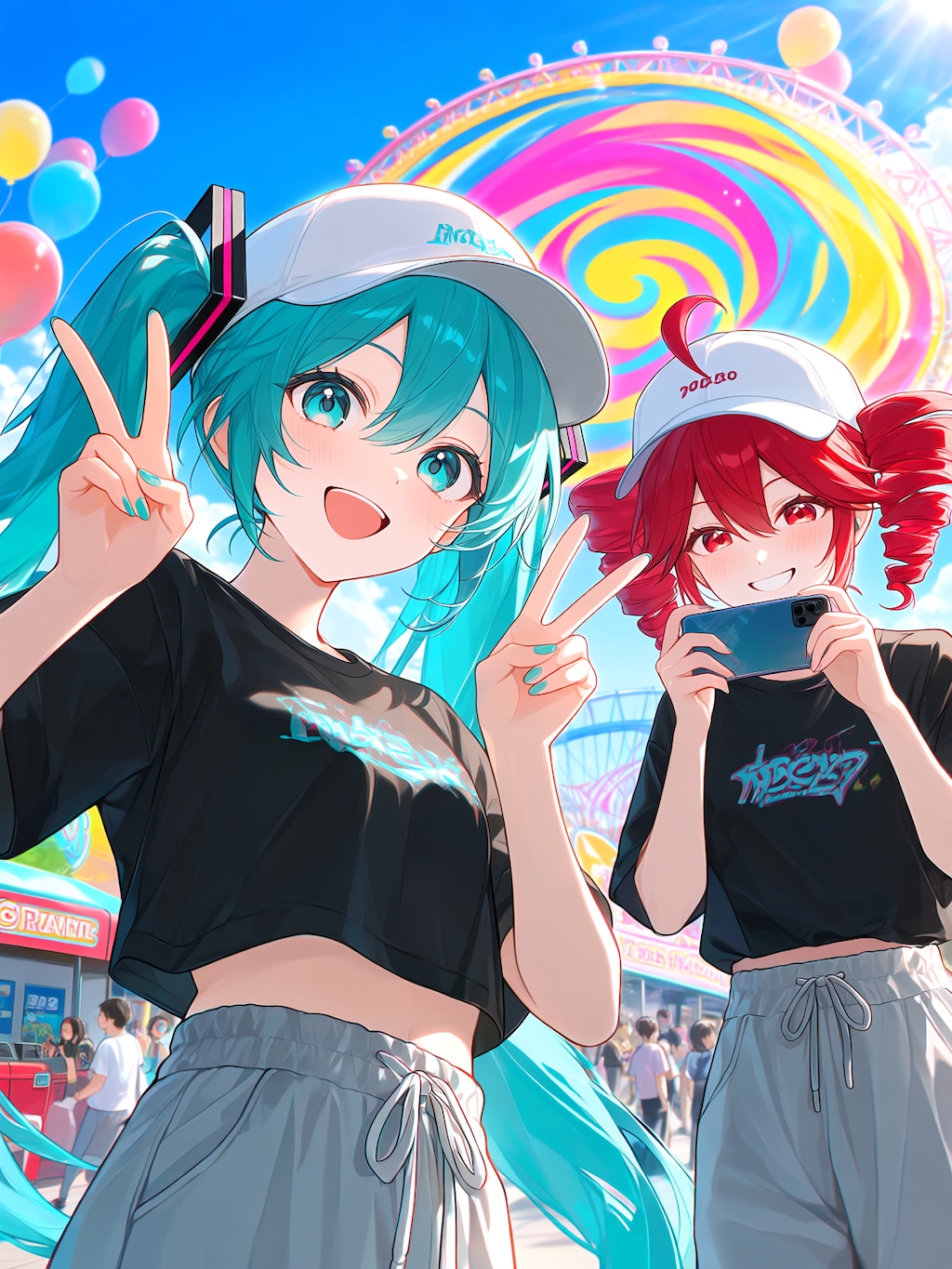 ミクテト遊園地デート