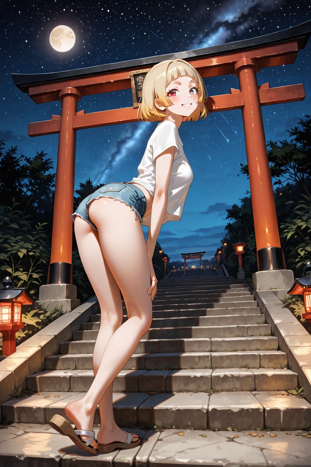 星空がキレイだね(^o^)